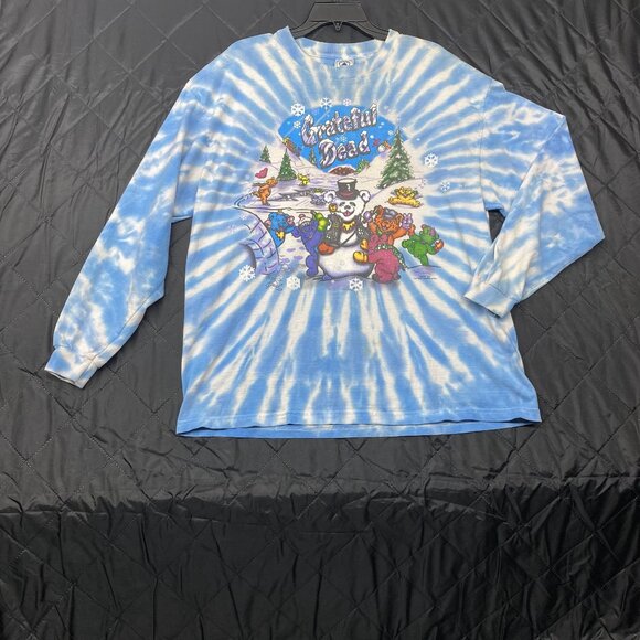Grateful Dead Vintage Long Sleeve Shirt XL Snowman Winter Tour 1997 Original